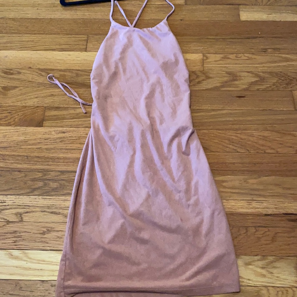 Open back bodycon dress